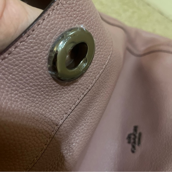 Coach 36855 Turnlock Edie in Pink  Leather Shoulder Bag/gun Metal/ - Picture 17 of 17